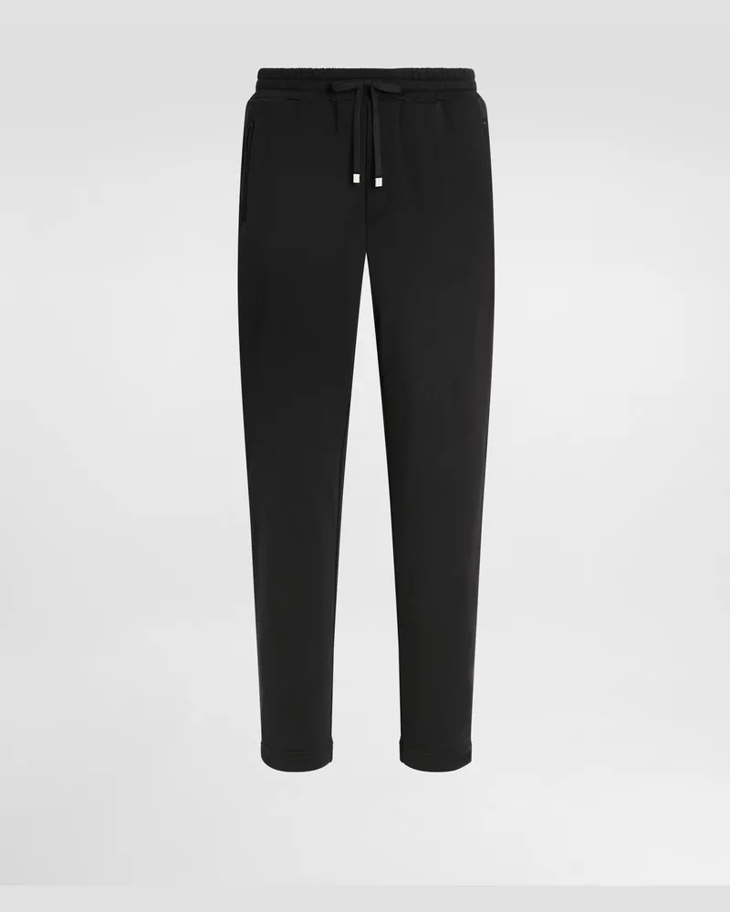 Dolce & Gabbana Cotton Sweatpants - Mann Hosen Und Shorts Schwarz Schwarz