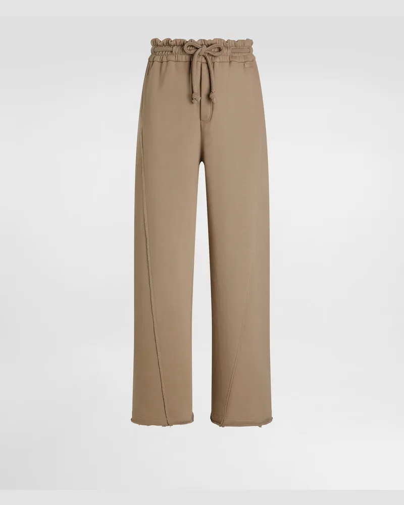 Dolce & Gabbana Jersey Trousers - Mann Hosen Und Shorts Beige Beige