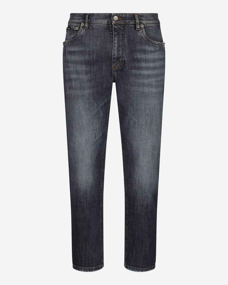 Dolce & Gabbana Jeans Loose Aus Stretchdenim - Mann Jeans Mehrfarbig Denim Mehrfarbig