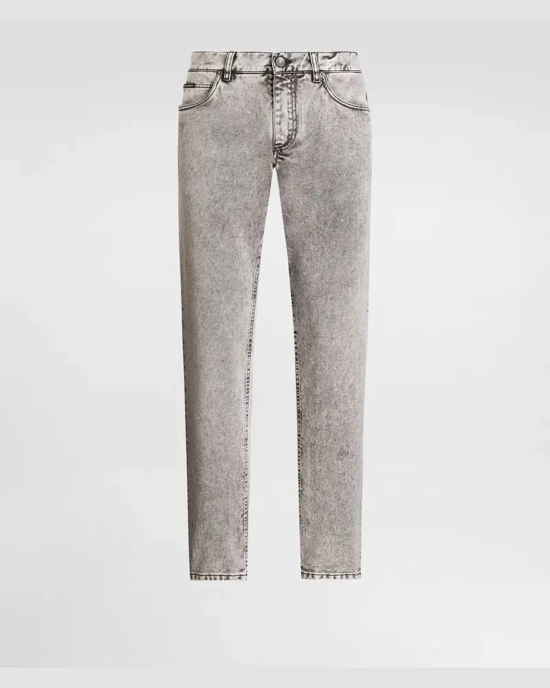 Dolce & Gabbana Regular Cotton Jeans - Mann Jeans Mehrfarbig Multicolor