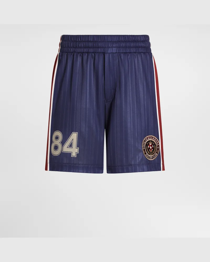 Dolce & Gabbana Bermudashorts Aus Gestreiftem Jersey - Mann Hosen Und Shorts Mehrfarbig Mehrfarbig