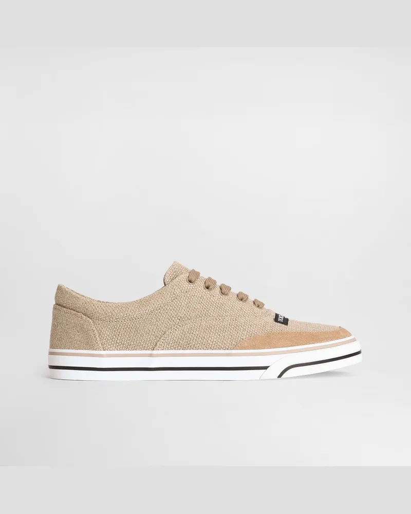Dolce & Gabbana Dg Sailing Linen Sneakers - Mann Sneakers Mehrfarbig Mehrfarbig