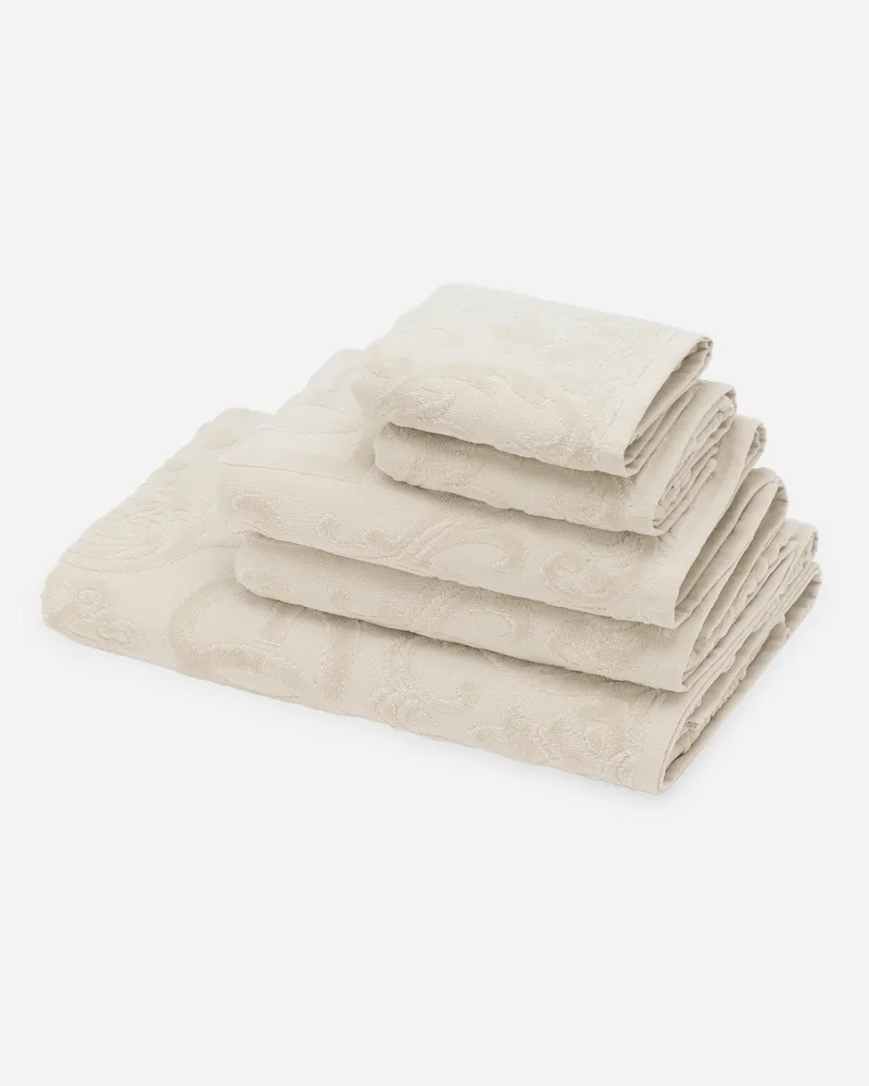 Dolce & Gabbana 5-teiliges Handtuchset Aus Baumwollfrottee - Handtuch-sets Mehrfarbig Mehrfarbig