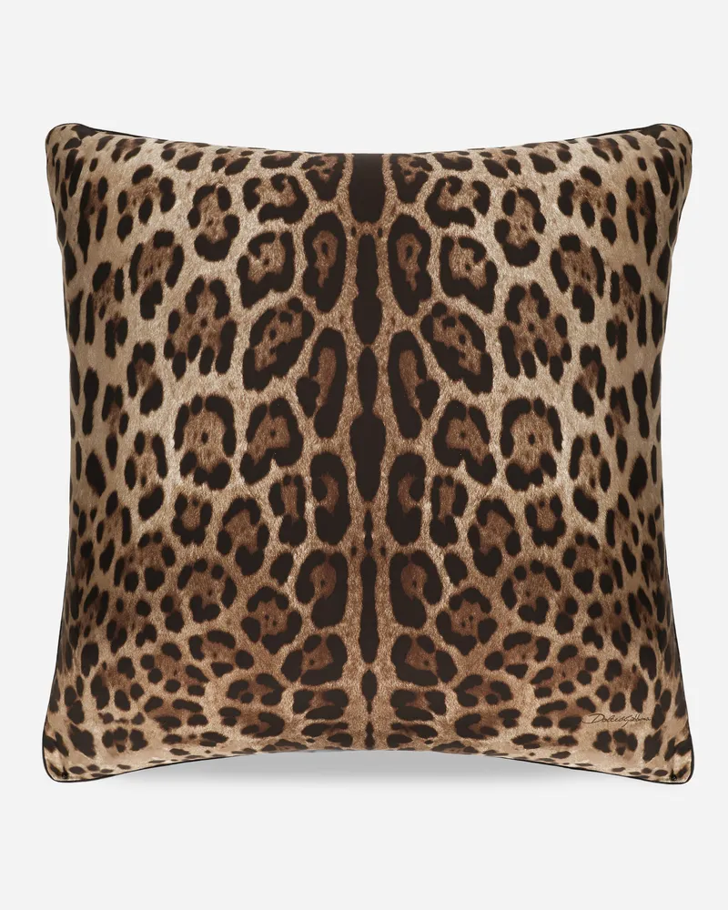 Dolce & Gabbana Silk Twill Cushion Medium - Mittelgroße Kissen Mehrfarbig Mehrfarbig