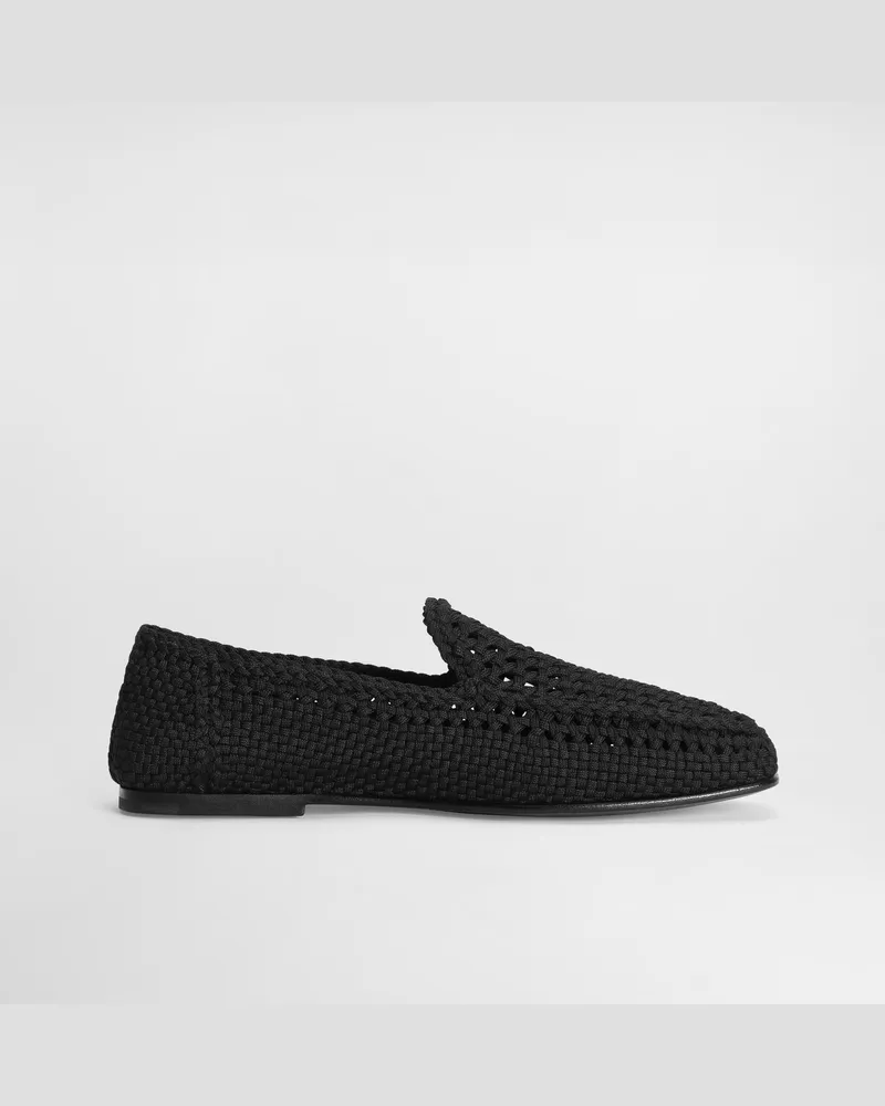 Dolce & Gabbana Pantofola - Mann Driver Und Mokassins Schwarz Schwarz