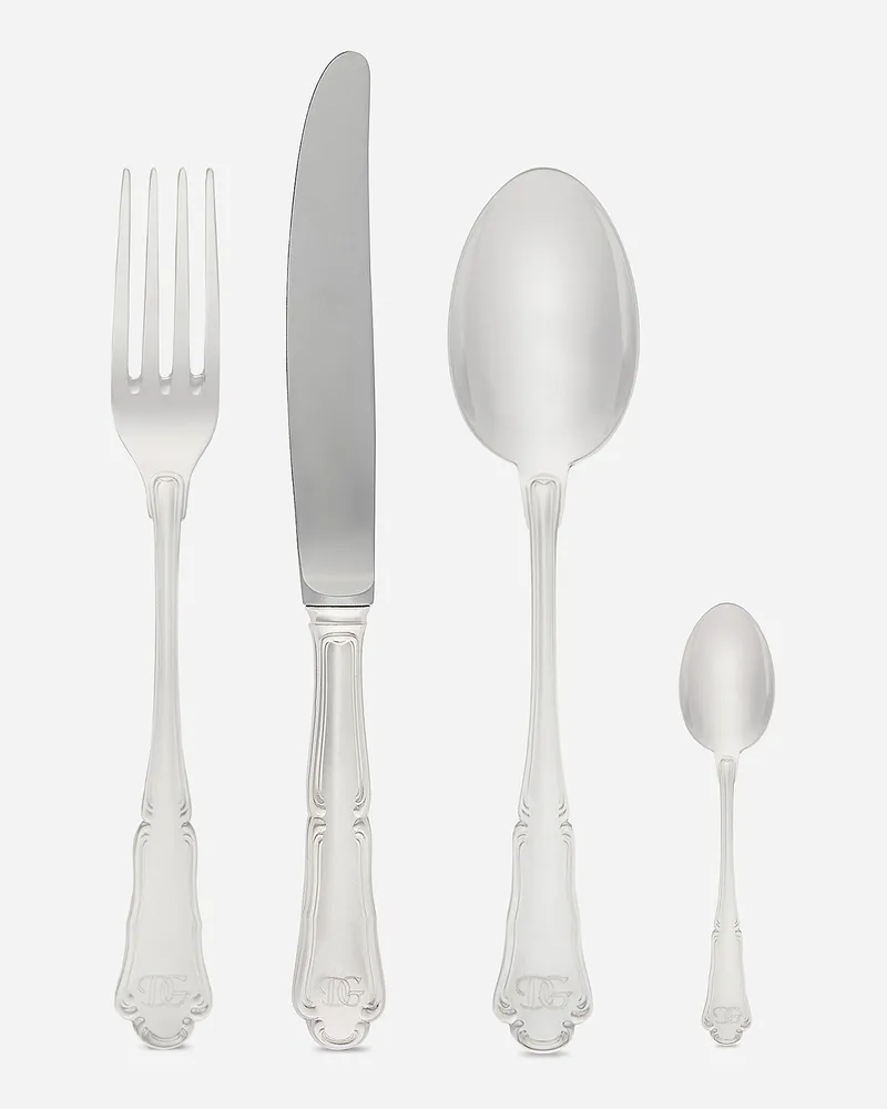 Dolce & Gabbana 4-piece German Silver Flatware Set - Cutlery Sets Mehrfarbig Mehrfarbig