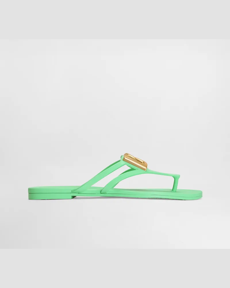 Dolce & Gabbana Flip-flops Aus Gummi - Frau Pantoletten Und Mules Mehrfarbig Mehrfarbig
