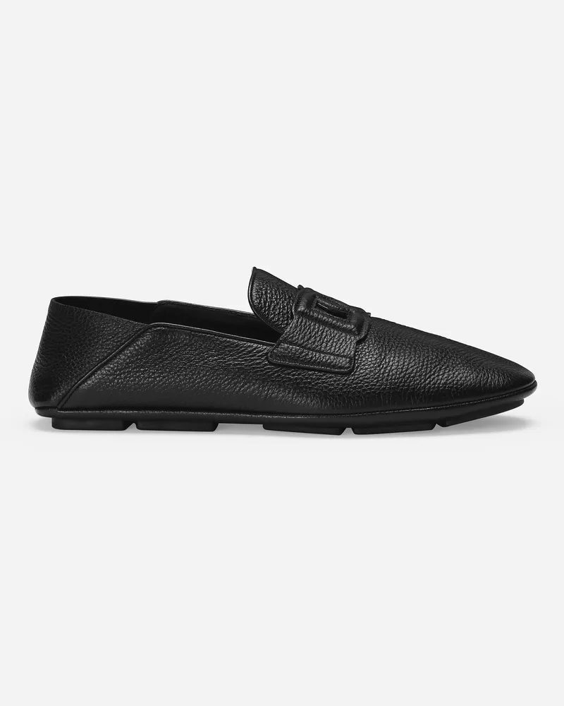 Dolce & Gabbana Driver Aus Hirschleder - Mann Driver Und Mokassins Schwarz Schwarz