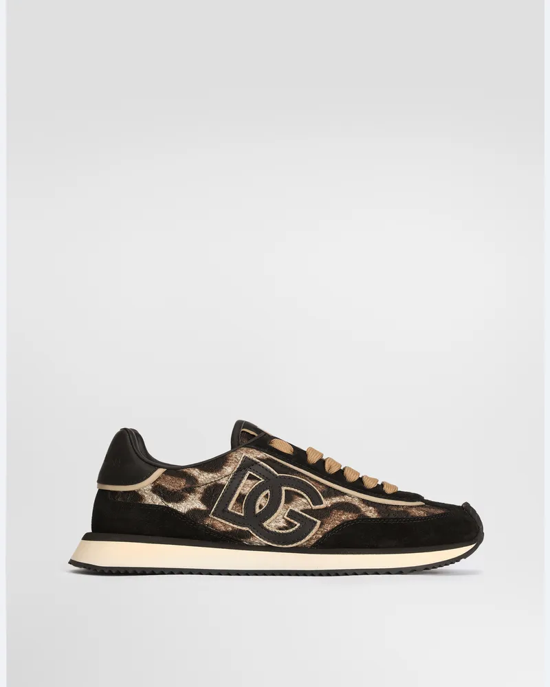 Dolce & Gabbana Sneaker Bassa - Frau Sneakers Animalprint Drucken