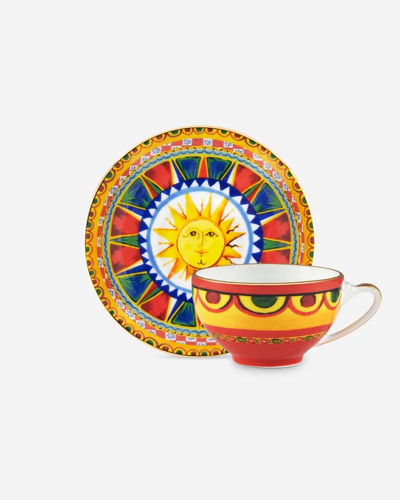 Dolce & Gabbana Porcelain Espresso Set - Espressotassen Mehrfarbig Mehrfarbig
