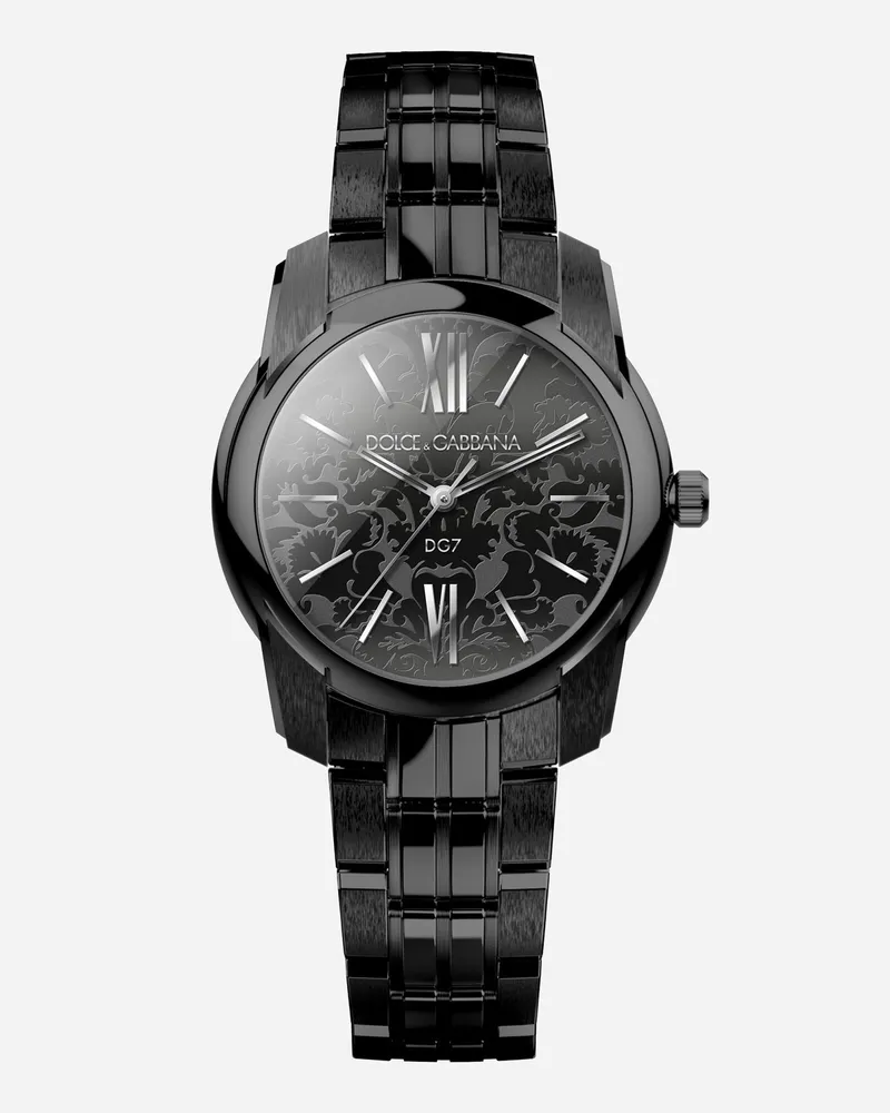 Dolce & Gabbana Uhr Damasco Aus Stahl Dlc - Mann Collection Schwarz Schwarz