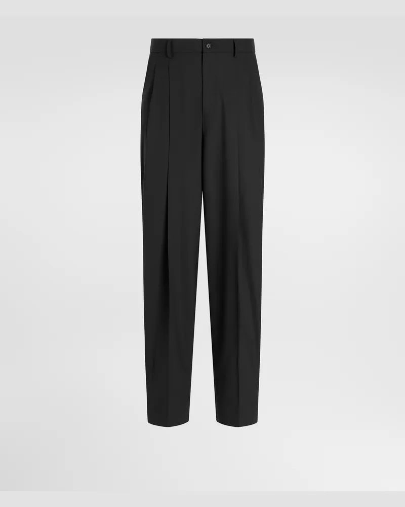 Dolce & Gabbana Hose Aus Schurwolle - Mann Hosen Und Shorts Braun Braun