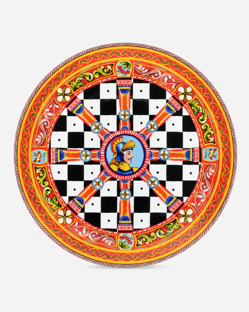 Dolce & Gabbana Porcelain Charger Plate - Platzteller Mehrfarbig Mehrfarbig
