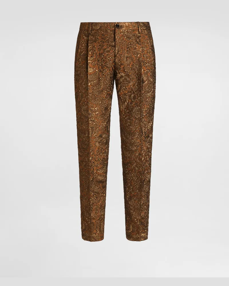 Dolce & Gabbana Brocade Trousers - Mann Collection 