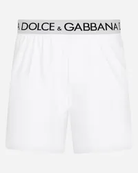 Dolce & Gabbana Shorts bi-elastische Baumwolle Weiss