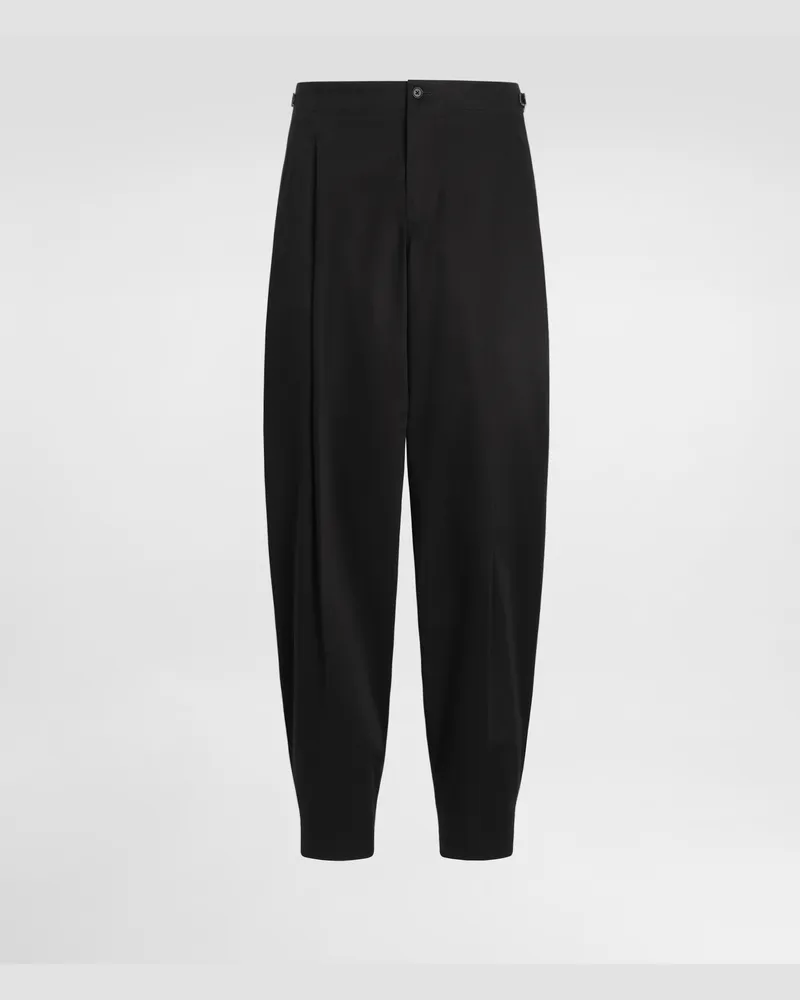 Dolce & Gabbana Hose Aus Baumwolle - Mann Hosen Und Shorts Schwarz Schwarz