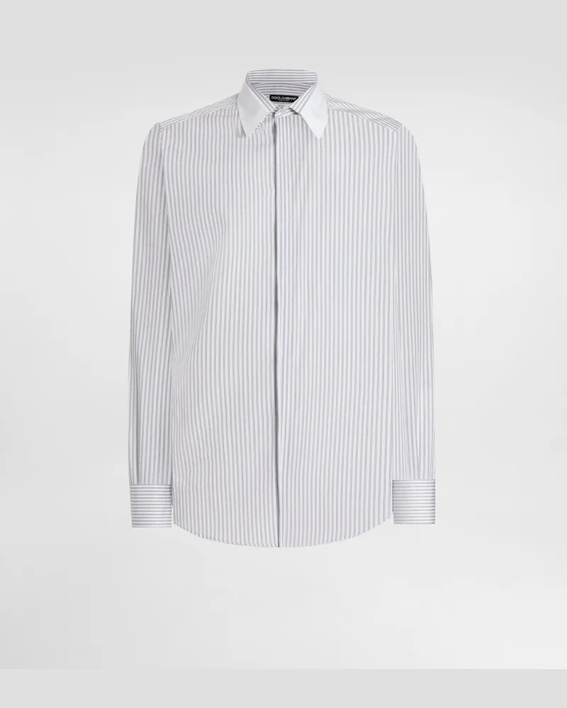 Dolce & Gabbana Striped Poplin Martini Shirt - Mann Hemden #n/d Multicolor
