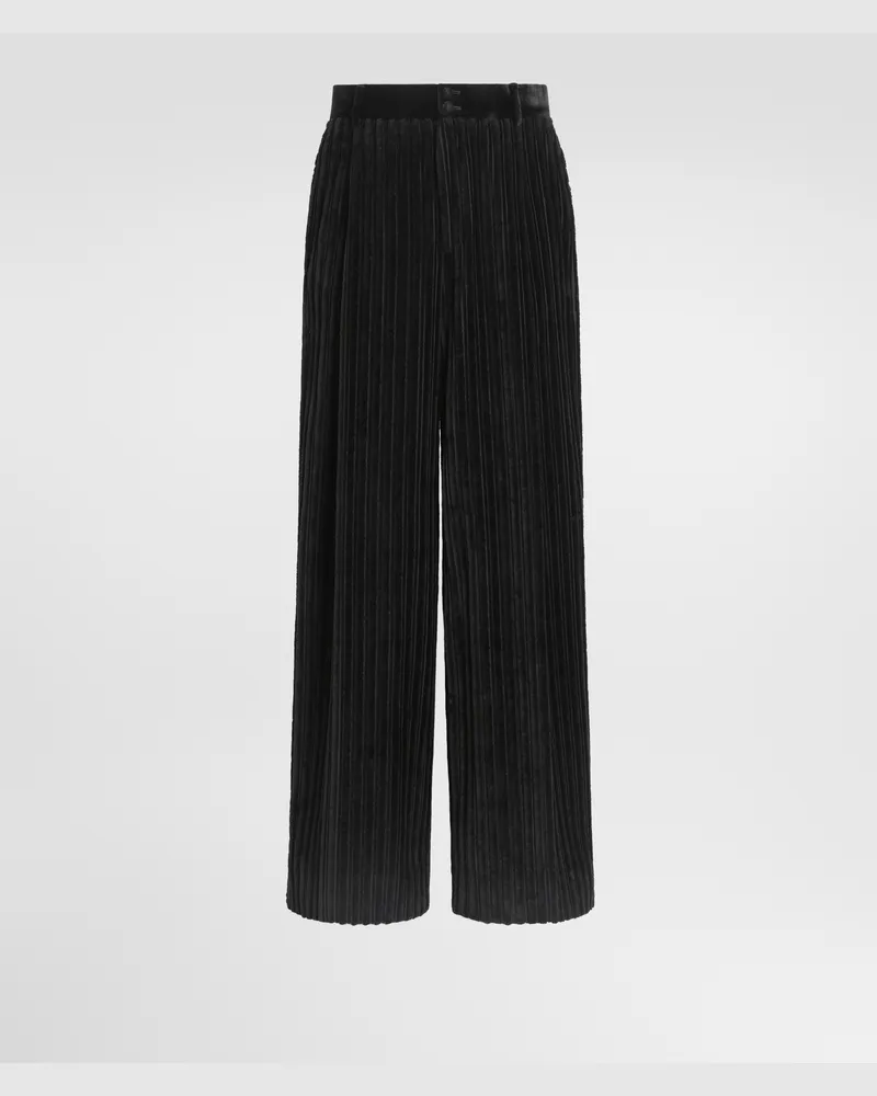 Dolce & Gabbana Hose Aus Cord - Mann Hosen Und Shorts Schwarz Schwarz