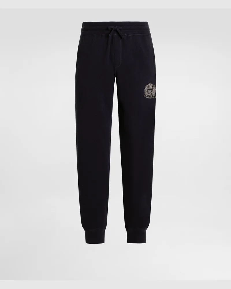 Dolce & Gabbana Smooth Cashmere Trousers - Mann Hosen Und Shorts Blau Blue