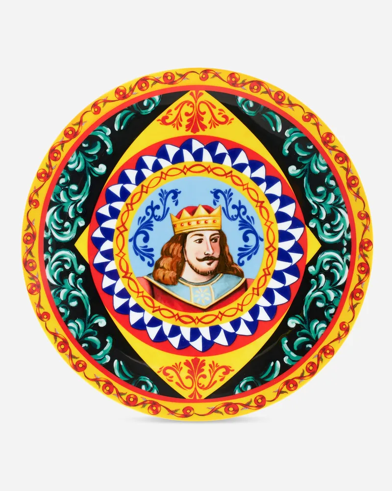 Dolce & Gabbana Porcelain Charger Plate - Platzteller Mehrfarbig Mehrfarbig