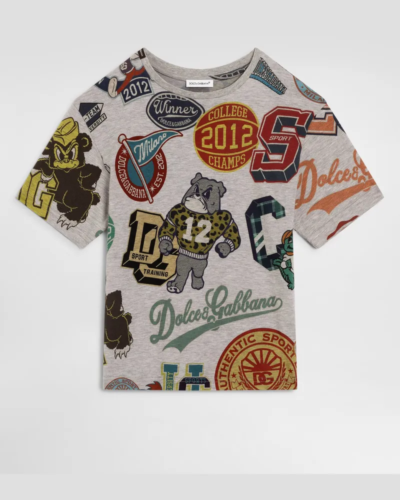 Dolce & Gabbana T-shirt Aus Jersey - Mann Collection 