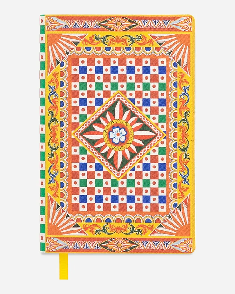 Dolce & Gabbana Small Ruled Notebook Textile Cover - Notizbücher Mehrfarbig Mehrfarbig