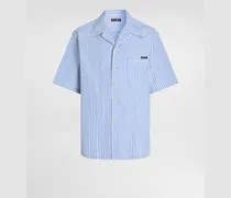 Hawaii Striped Poplin Shirt - Mann Hemden Mehrfarbig