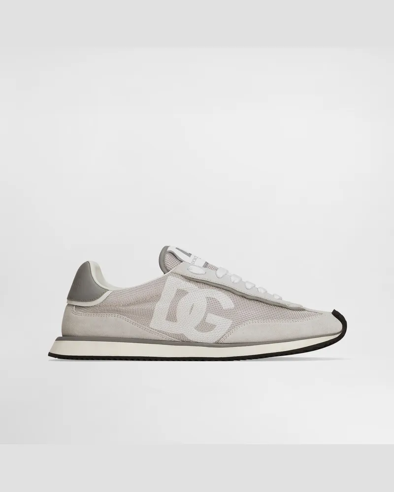 Dolce & Gabbana Sneaker Dg Cushion Aus Materialmix - Mann Sneakers Grau Grau
