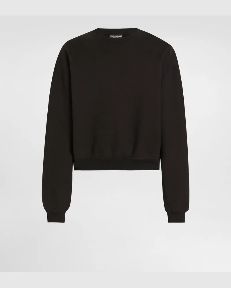 Dolce & Gabbana Long-sleeved Sweatshirt - Mann Sweatshirts Schwarz Black