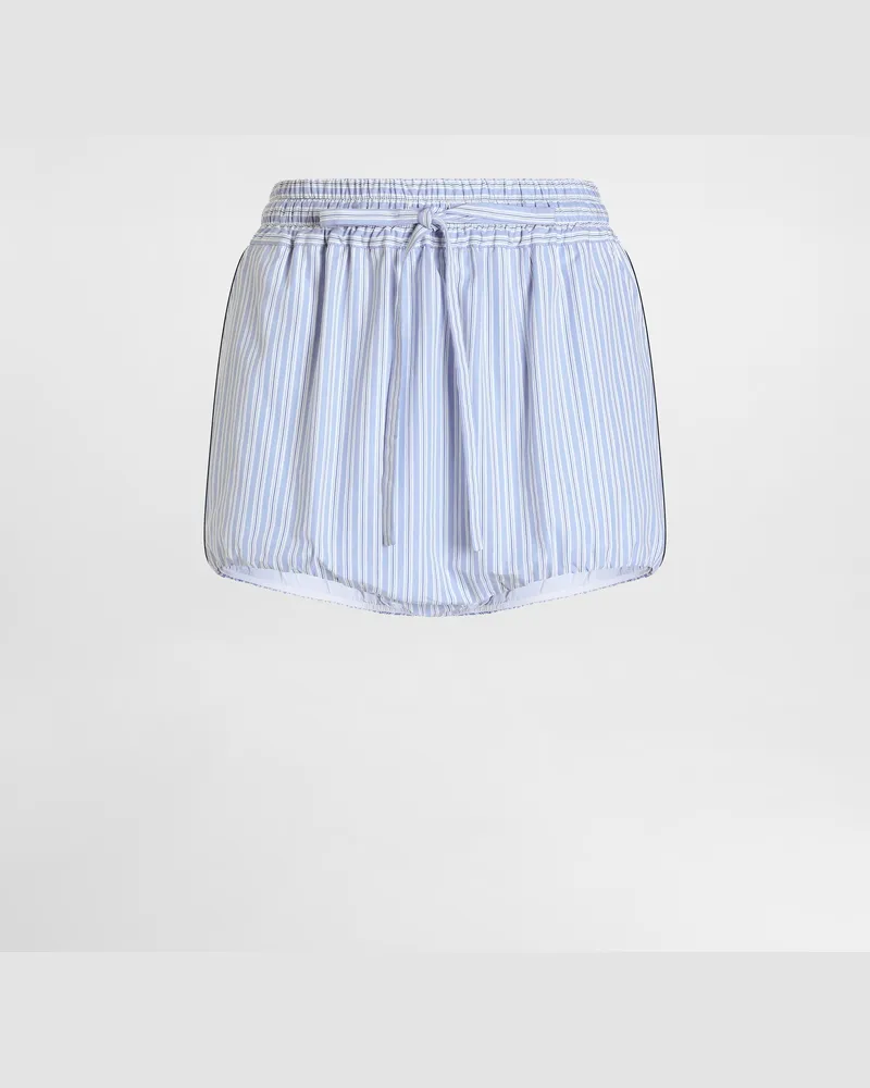 Dolce & Gabbana Striped Poplin Culottes - Frau Hosen Und Shorts #n/d Mehrfarbig