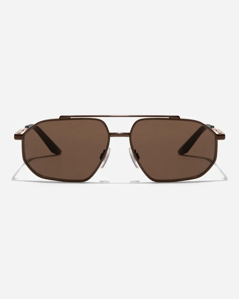 Dolce & Gabbana Sonnenbrille Metal Classic - Mann Collection Braun Braun