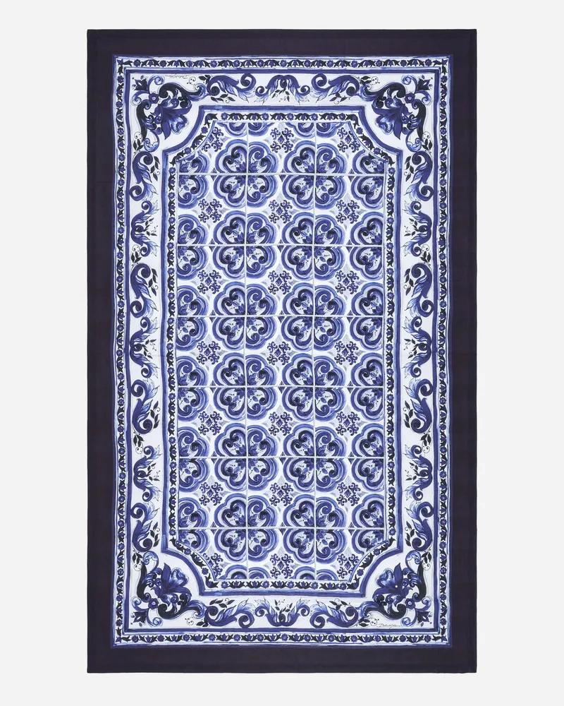 Dolce & Gabbana Leinentischdecke Für 10 Personen - Tischdecken Mehrfarbig Mehrfarbig
