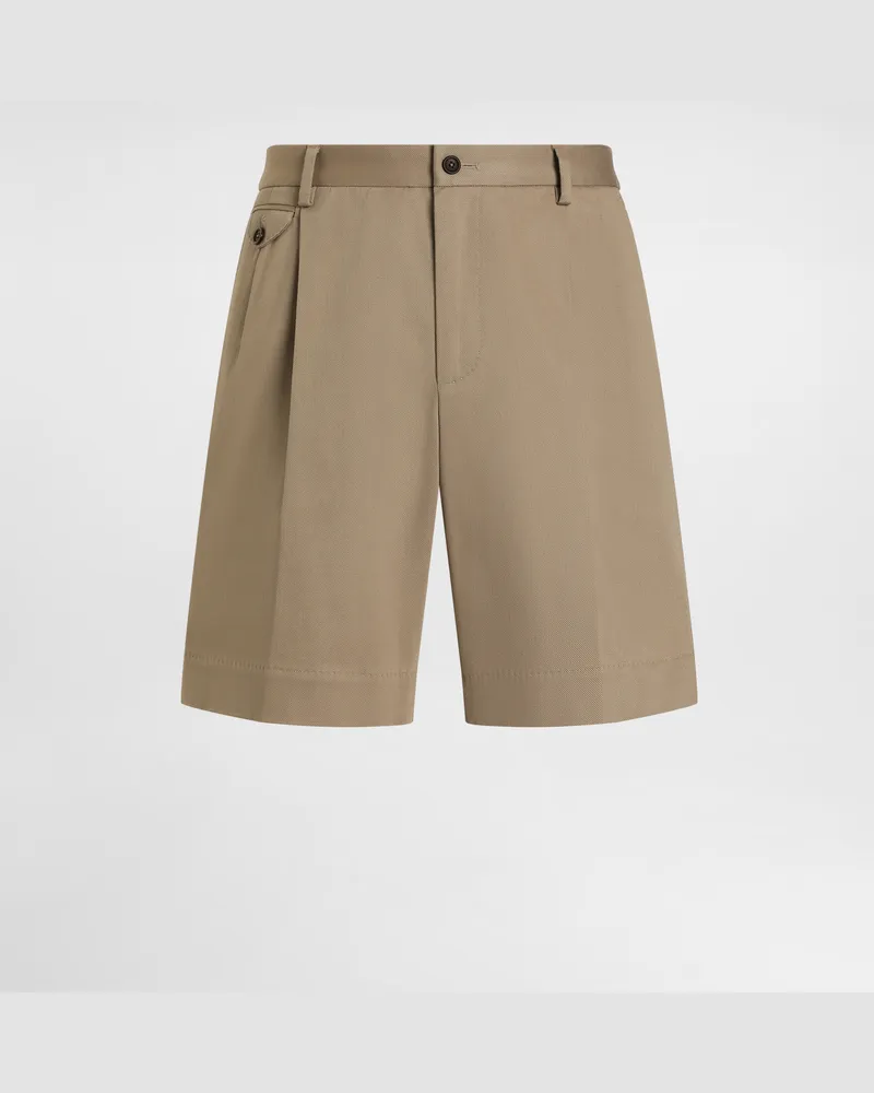 Dolce & Gabbana Bermudashorts Aus Baumwolle - Mann Hosen Und Shorts Beige Beige