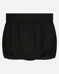 Dolce & Gabbana Culotte-Hose aus Cady Schwarz