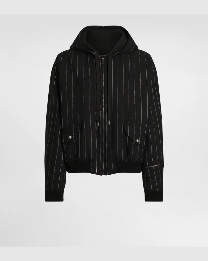 Dolce & Gabbana Bomberjacke Mit Wattierung In Nadelstreifenoptik - Mann Mäntel Und Jacken #n/d Mehrfarbig