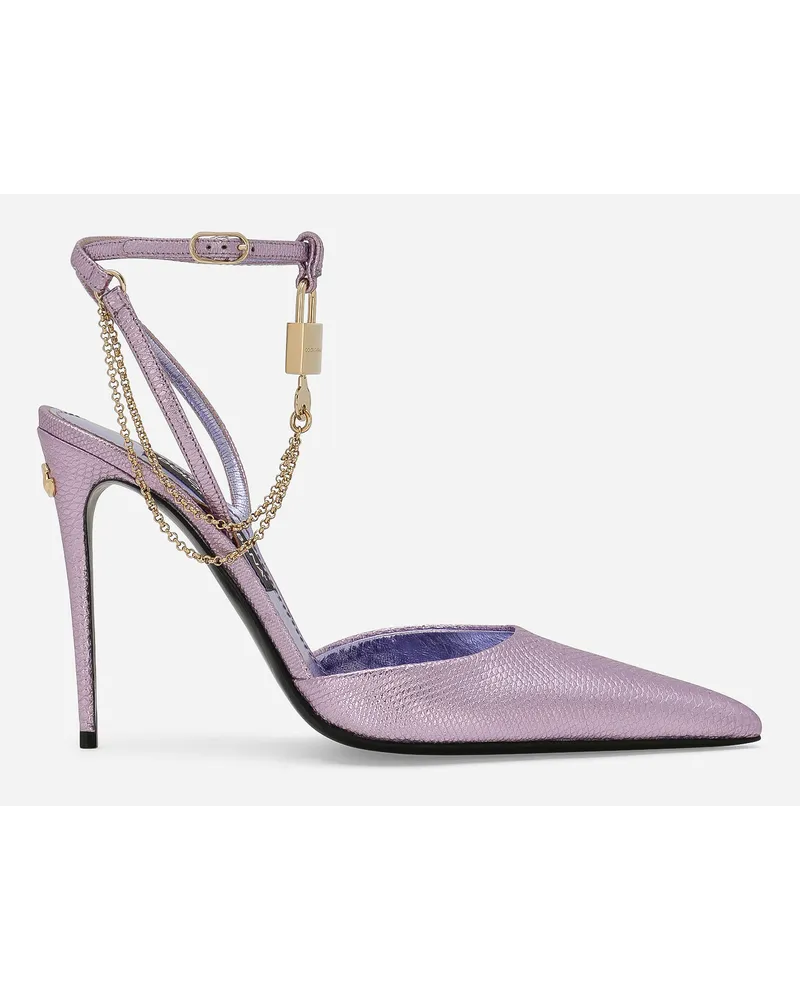 Dolce & Gabbana Karung slingbacks Lilac