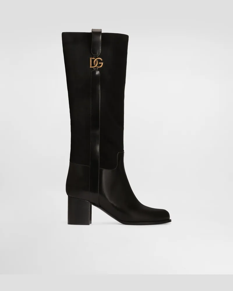 Dolce & Gabbana Cavallerizzo - Frau Stiefel Und Siefeletten Schwarz Schwarz