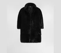 Jacke Aus Kunstfell - Frau Mäntel Und Jacken Schwarz