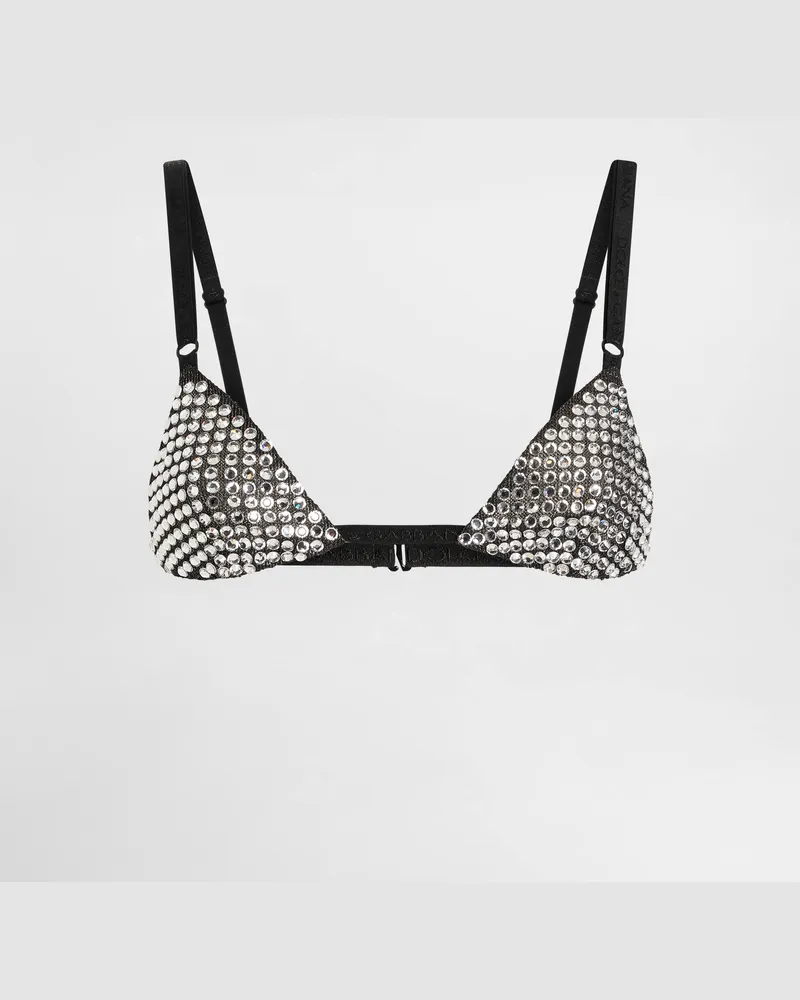 Dolce & Gabbana Rhinestoned Bra - Frau Unterwäsche Mehrfarbig Mehrfarbig
