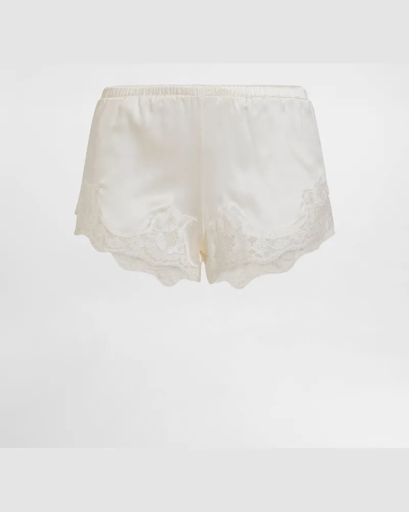 Dolce & Gabbana Shorts - Frau Unterwäsche Wei Weiss
