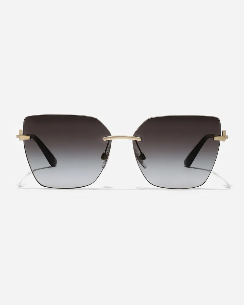 Dolce & Gabbana Sonnenbrille Dg Flip - Frau Collection Schwarz Schwarz