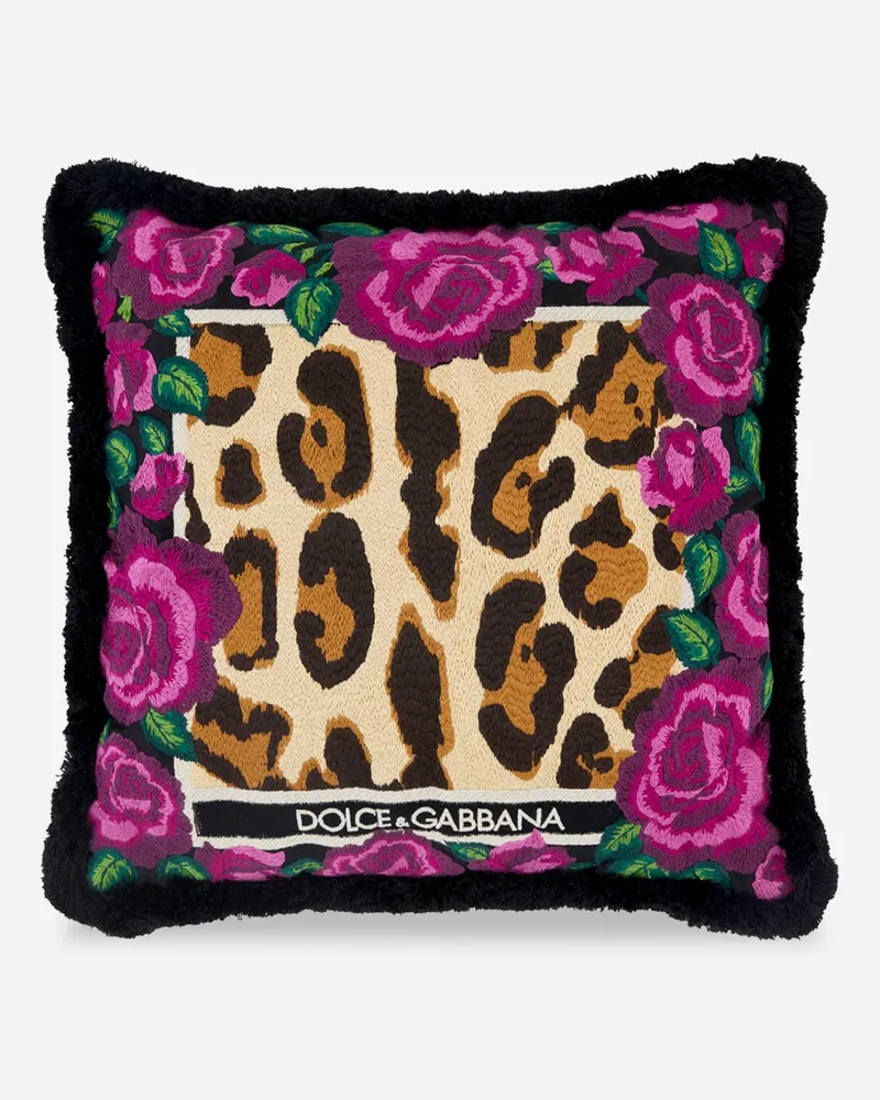 Dolce & Gabbana Embroidered Cushion Small - Besondere Kissen Mehrfarbig Mehrfarbig