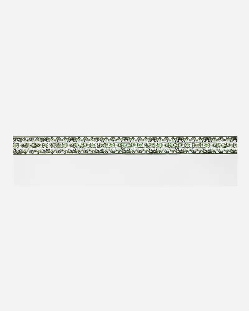 Dolce & Gabbana Cotton Sateen Flat Sheet - Bettwäsche Multicolor Multicolor