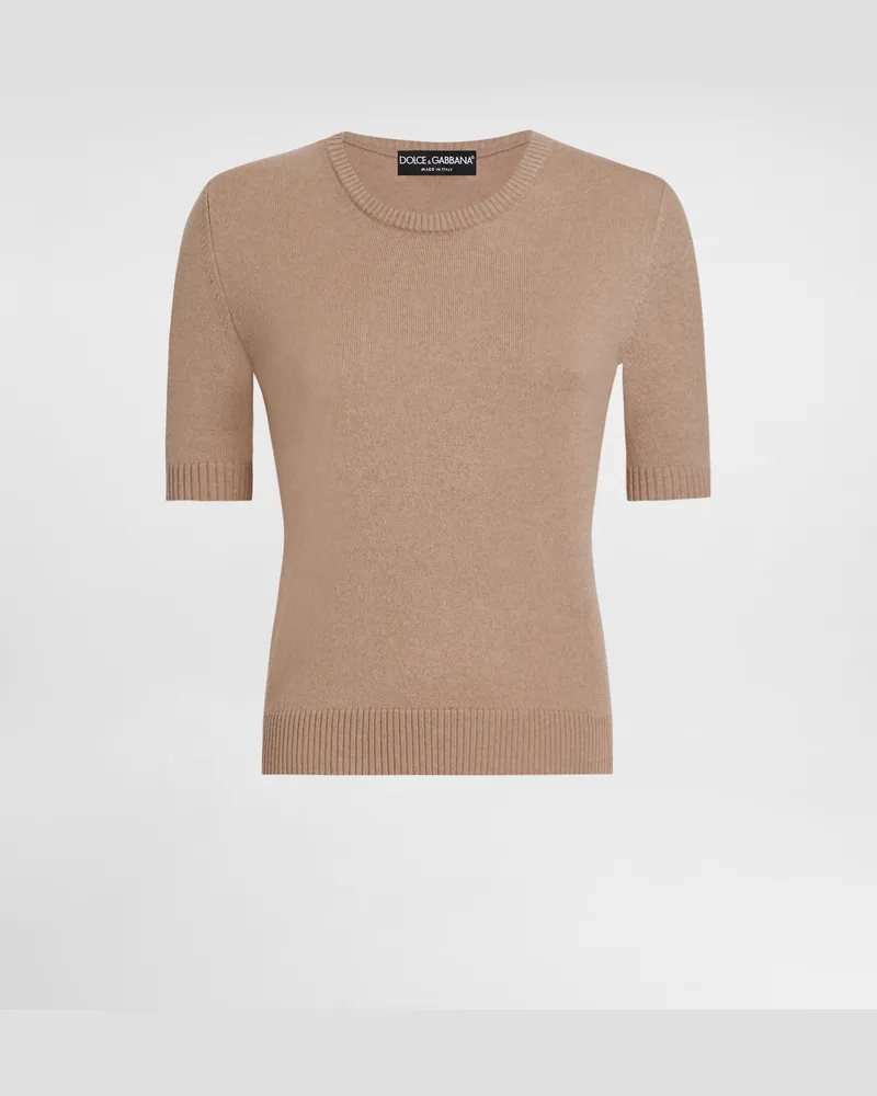 Dolce & Gabbana Pullover Aus Kaschmir - Frau Strickwaren Braun Braun