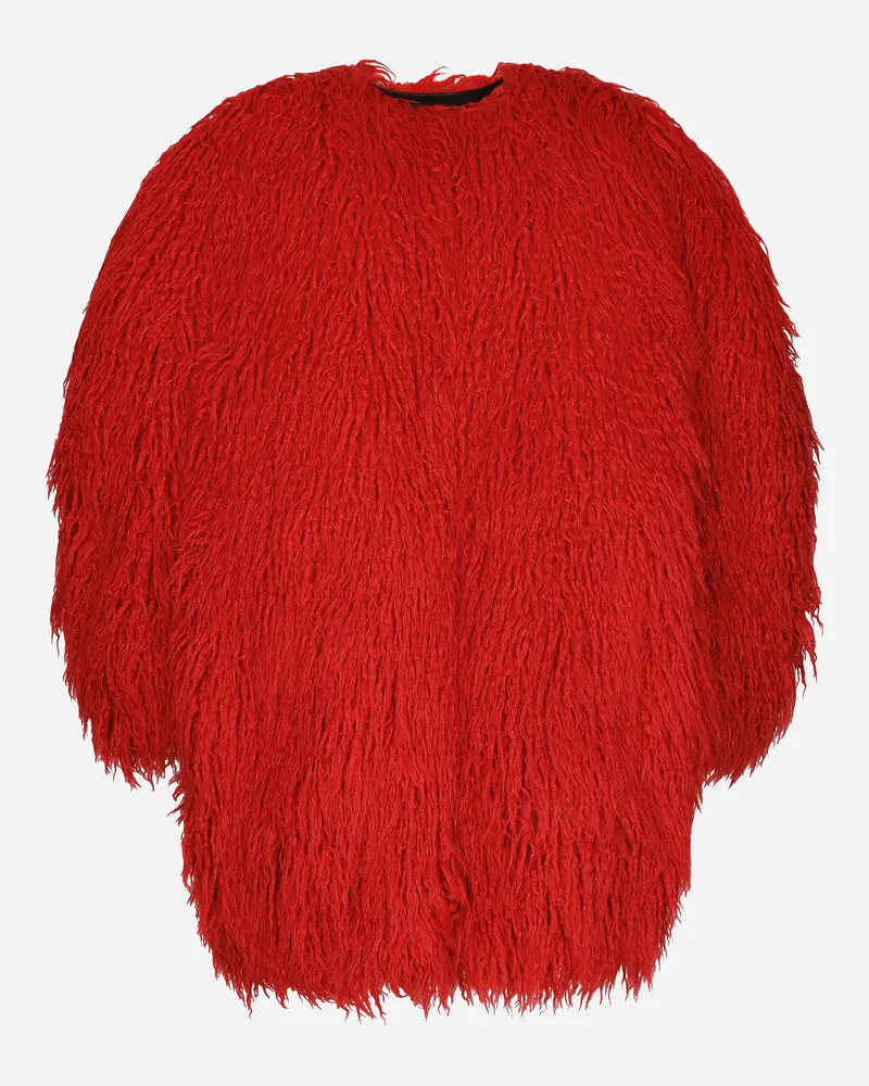 Dolce & Gabbana Stola - Frau Mäntel Und Jacken Rot Rot
