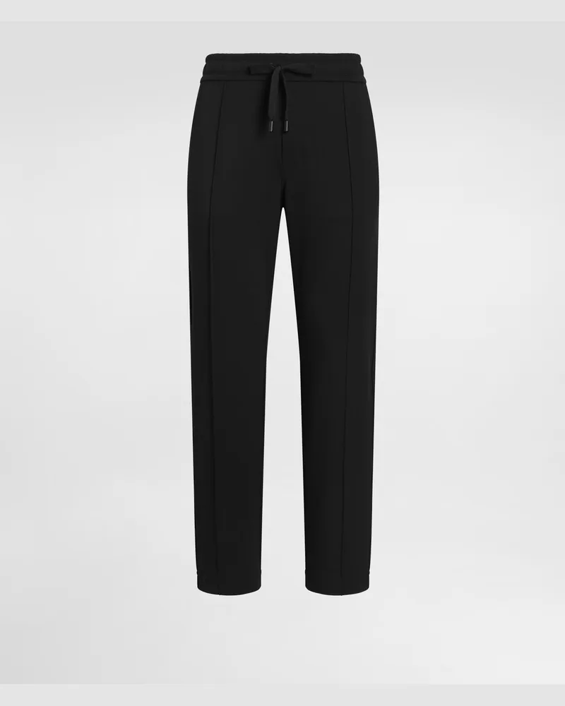 Dolce & Gabbana Technical Jersey Trousers - Mann Collection Schwarz Black