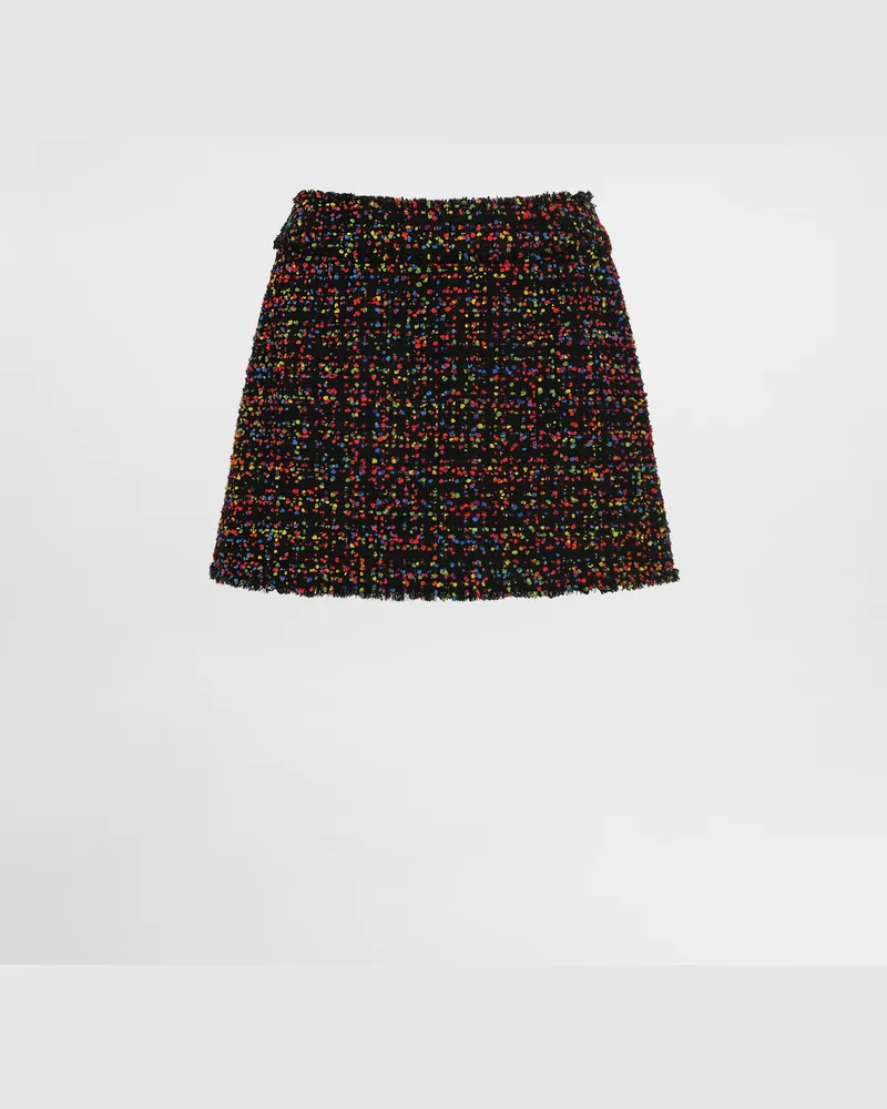 Dolce & Gabbana Minirock Aus Tweed - Frau Röcke Mehrfarbig Mehrfarbig