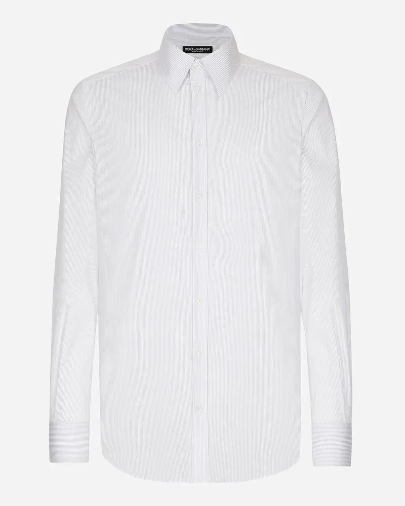 Dolce & Gabbana Hemd Martini Fit Aus Baumwollstretch - Mann Hemden #n/d Mehrfarbig