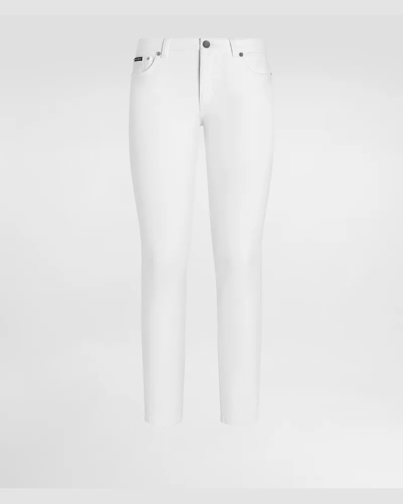 Dolce & Gabbana 5-pocket Stretch Denim Trousers - Frau Denim Mehrfarbig Mehrfarbig
