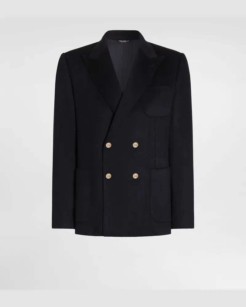 Dolce & Gabbana Jacke Portofino Aus Kaschmir, Zweireihig - Mann Anzüge Und Blazer Blau 